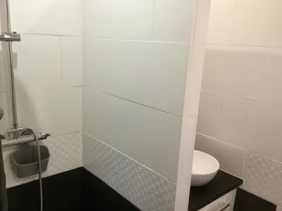 Salle de bains dans l'établissement Ouche de Gravoire Gîte
