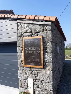 Plan de l'établissement Les chambres du Couraud