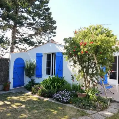 Maison 3 pièces avec jardin à 600m de la plage - 6 couchages - Barbâtre - FR-1-224B-66