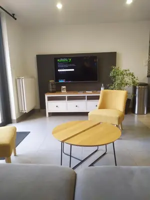 Télévision ou salle de divertissement dans l'établissement La Loge Bertine France
