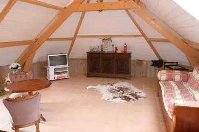 Coin salon dans l'établissement Chambres d'hôtes de Lunel
