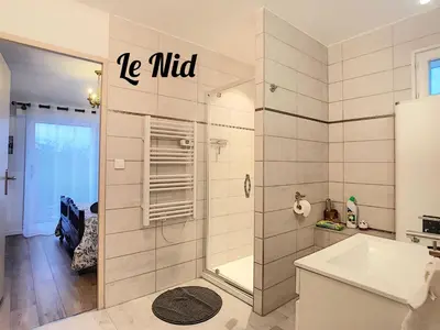Salle de bains dans l'établissement LA SUITE 22 BIS