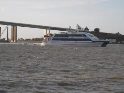Vue sur la rivière ou le fleuve situé(e) à proximité de l'appartement