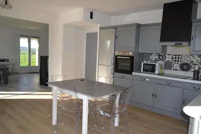 Cuisine ou kitchenette dans l'établissement chez juliette