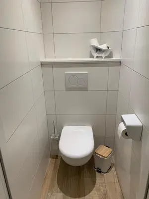 Salle de bains dans l'établissement Chambres d'hôtes Logis Charrier Le Petit Bignon
