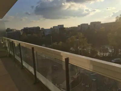 Balcon ou terrasse dans l'établissement T2 hyper centre bord de Loire Parking