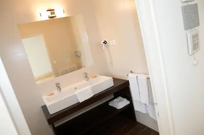 Salle de bains dans l'établissement Hotel Autre Mer