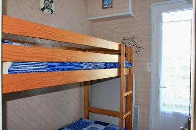 Un ou plusieurs lits superposés dans un hébergement de l'établissement Maison de famille à St Hilaire de Riez