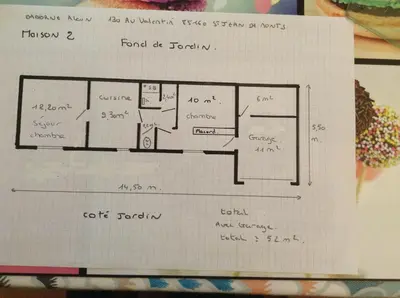 Plan de l'établissement MAISON VENDEENNE PROCHE DE L OCEAN