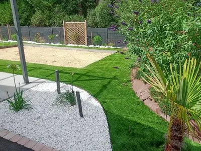 Jardin de l'établissement Villa avec piscine privée à Saint-Jean-de-Monts
