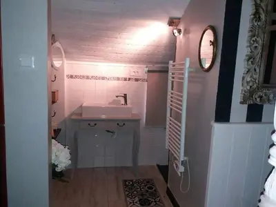 Salle de bains dans l'établissement Chez les Dom’s