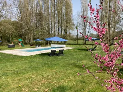 Jardin de l'établissement Château de la Preuille Bed & Breakfast