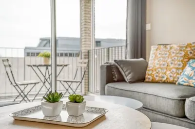 Coin salon dans l'établissement Le First by Cocoonr