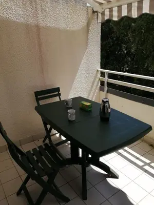 Balcon ou terrasse dans l'établissement Le Soleil et la Mer