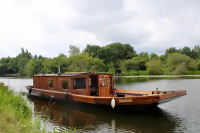 Paysage naturel près de le bateau