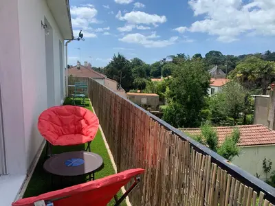 Balcon ou terrasse dans l'établissement Le Chant des Pierres - En Coeur de Ville