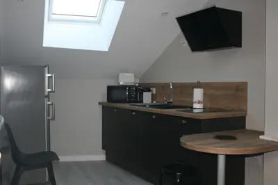 Cuisine ou kitchenette dans l'établissement Quai St Paul