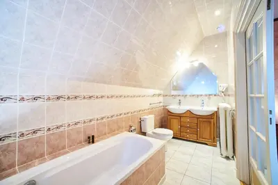 Salle de bains dans l'établissement Château de la Richerie - proche Puy du Fou