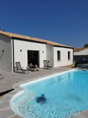 Plan de l'établissement Holiday home with private pool