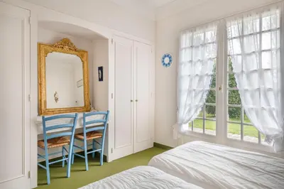 Un ou plusieurs lits dans un hébergement de l'établissement Tous à la mer dans une grande maison de famille !