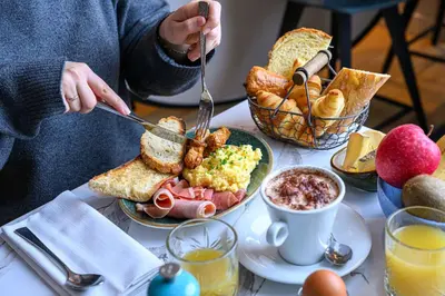 Nourriture dans l'hôtel ou à proximité