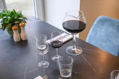 Boissons dans l'établissement L'Esplanade Hôtel Restaurant Bar à vin
