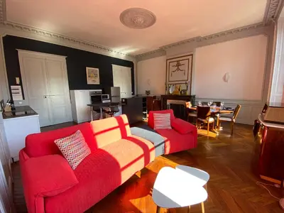 Coin salon dans l'établissement Lysbed - Chevreul