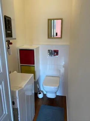 Salle de bains dans l'établissement Lysbed - Chevreul