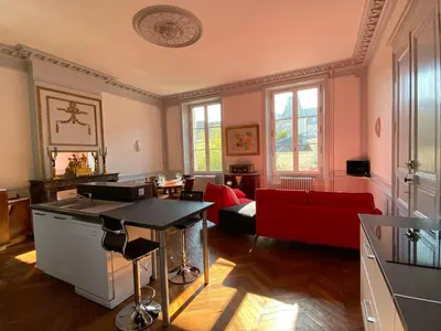 Coin salon dans l'établissement Lysbed - Chevreul