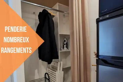 Plan de l'établissement Gare / 2 chambres / Appartistic Machines de l île / WIFI FIBRE