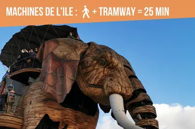 Plan de l'établissement Gare / 2 chambres / Appartistic Machines de l île / WIFI FIBRE