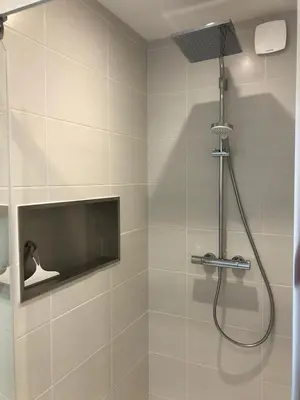 Salle de bains dans l'établissement Appartement 