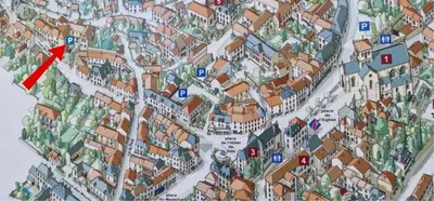 Plan de l'établissement chambre meublée à louer