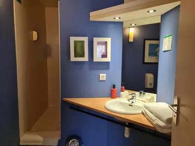 Salle de bains dans l'établissement Hotel Cap D'Ambre