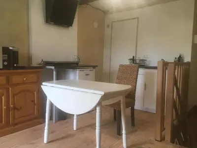 Cuisine ou kitchenette dans l'établissement L EntreDeux