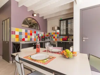 Boissons dans l'établissement Gîte de charme près de Nantes avec jardin de 2300 m², terrasse privative et vélos à disposition - FR-1-306-798