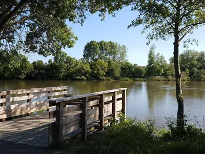 Vue sur la rivière ou le fleuve situé(e) à proximité de la maison de vacances