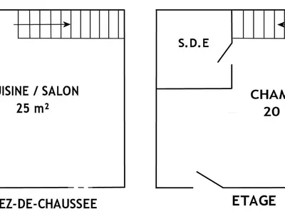 Plan de l'établissement Gîte de charme avec vélos dans un village viticole proche Clisson et Puy du Fou - FR-1-306-818
