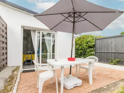 Terrasse ou espace extérieur de l'établissement Gîte indépendant avec terrasse - Proche de St Nazaire et La Baule, au cœur du Parc de Brière - FR-1-306-862