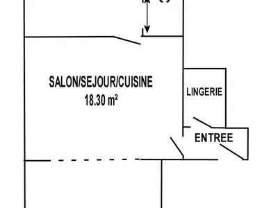 Plan de l'établissement Gîte Authentique en Plein Cœur du Parc de la Brière, Proche Marais, Terrasse Sud, Tout Équipé - FR-1-306-1001