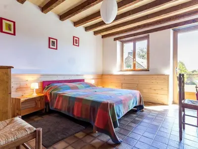 Un ou plusieurs lits dans un hébergement de l'établissement Maison de Charme au Calme avec Jardin, Idéale Famille, Proche Nantes! - FR-1-306-1008