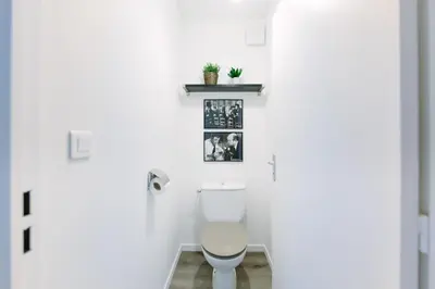 Salle de bains dans l'établissement L'Idéal - Cité des Congrès