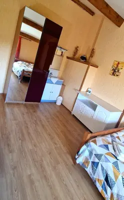 Un ou plusieurs lits dans un hébergement de l'établissement Chambres d hôtes Le Bois Corbeau