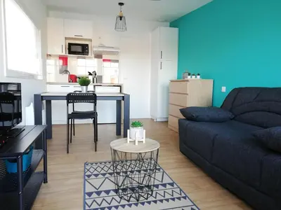 Cuisine ou kitchenette dans l'établissement Studios les 3 Eclats