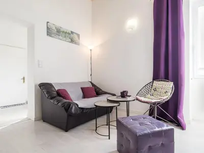 Coin salon dans l'établissement Gîte calme, Wifi, proche Pornic, 4 pers. - FR-1-306-1058