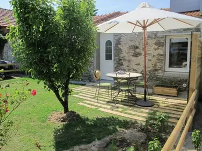 Jardin de l'établissement Gîte calme, Wifi, proche Pornic, 4 pers. - FR-1-306-1058