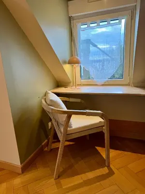 Coin salon dans l'établissement Gîte Loirizon vue Loire 4 personnes