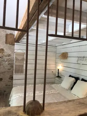 Un ou plusieurs lits dans un hébergement de l'établissement La grange du cleray