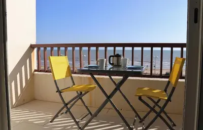 Balcon ou terrasse dans l'établissement Studio Front de Mer