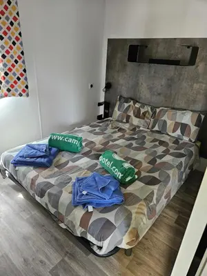 Un ou plusieurs lits dans un hébergement de l'établissement Mobile Homes by KelAir at Camping La Yole